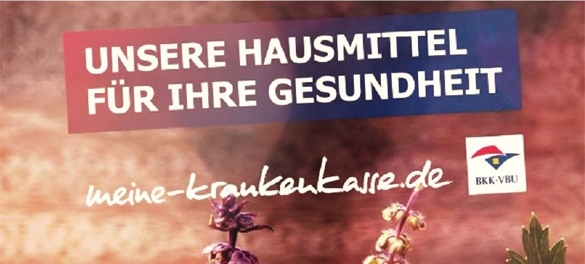 Darstellung von vier Pflanzen f&uuml;r die BKK VBU Hausmittelapp