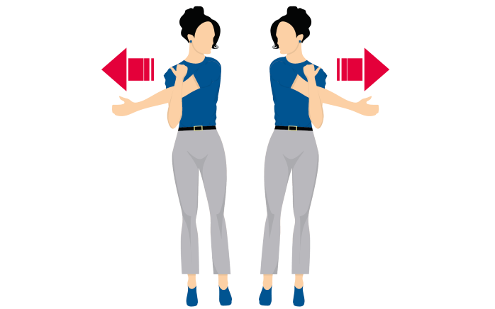 &Uuml;bung zur Lockerung der Schultermuskulatur