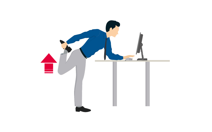 &Uuml;bung zur Dehnung der Oberschenkel
